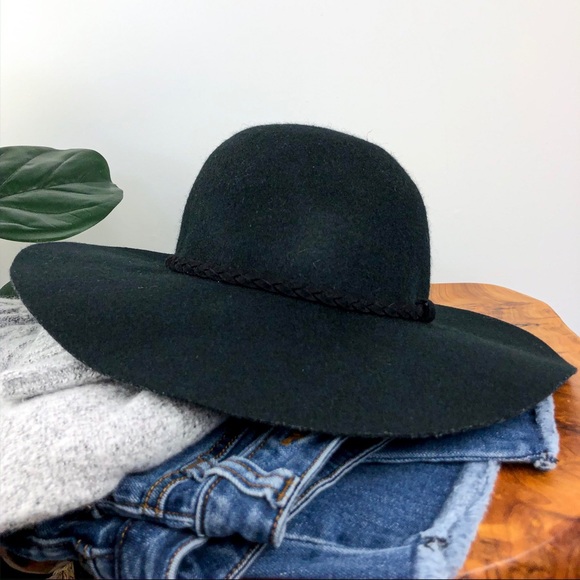 Charming Charlie Accessories - 5/$25 SALE Charming Charlie Black Floppy Hat